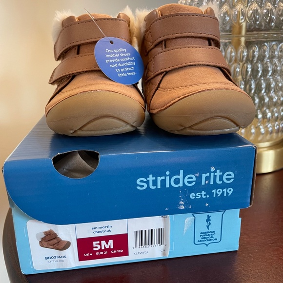Stride Rite all- leather Sm Martin little boys boots sz. 5M - Picture 4 of 4